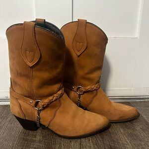 Oak Tree Farms Suede Cowgirl Boots